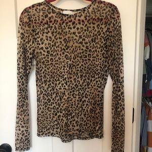 Mesh Cheetah Top